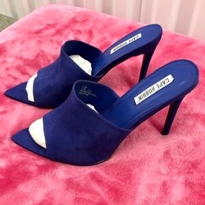 Open Toe Slip On Heeled Mules Shoes, 8.5, NWBag